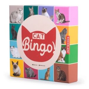 Cat Bingo Game Kikkerland Design New In Box